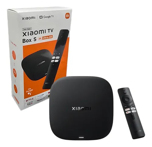 Dispositivo de Streaming Xiaomi TV Box MDZ-32-AA 4K 32GB Color Negro